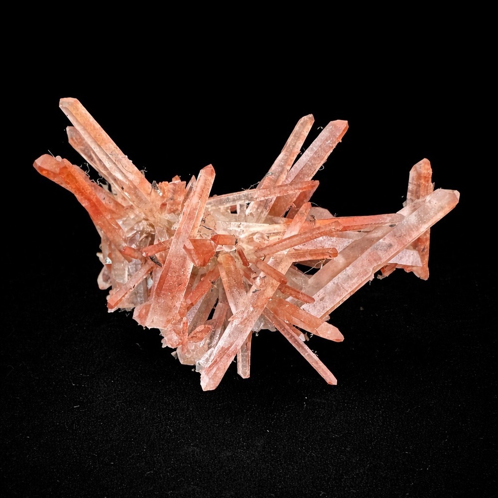 Red Quartz Cluster from Madagascar